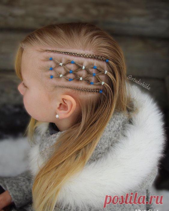 Скандинавские детские косички (подборка)