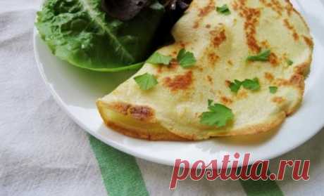 Блинчики с зеленью