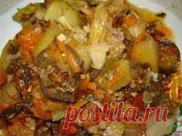 Домашнее рагу из вареного мяса по-итальянски - кулинарный рецепт с фото