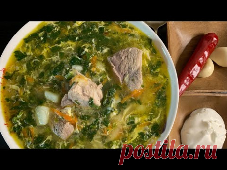Замечательное блюдо-зелёный борщ!!!