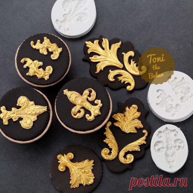 Filigree Baroque Silicone Mold Food Safe Fondant Cake | Etsy