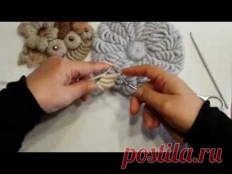 Punto a Spirale eseguito con l'uncinetto &quot;Smirne&quot;