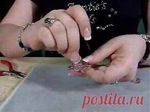 Урок для начинающих. Кулон-цветок. - Создание бижутерии