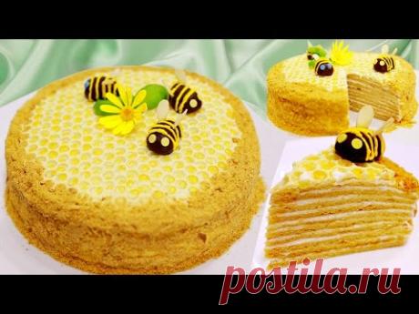 Торт МЕДОВИК - ну, оОчень вкусный! - YouTube