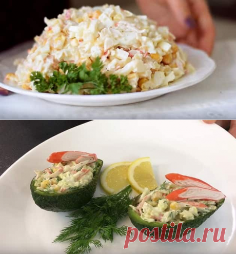 17 салатов из крабовых палочек - ну очень вкусные рецепты с фото