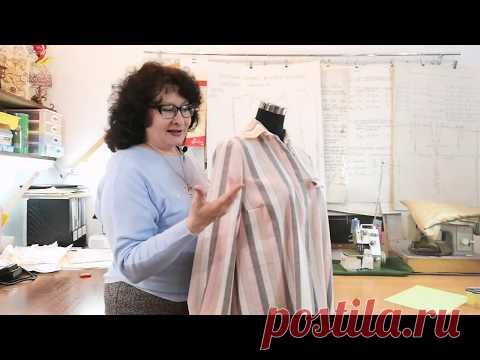ВЫКРОЙКА ВОРОТНИКА, ДЛЯ ЖЕНСКОЙ РУБАШКИ. КУРСЫ КРОЙКИ И ШИТЬЯ ОТ НАДЕЖДЫ ВЯЧЕСЛАВОВНЫ.