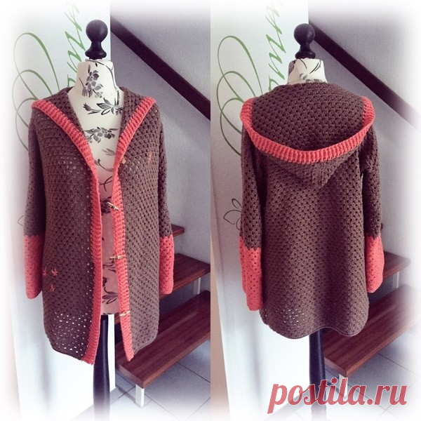 Jacke häkeln // Weste / Cardigan häkeln