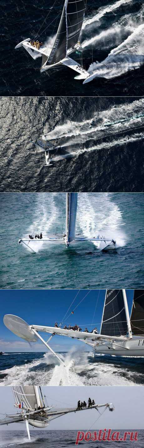 «Летающее» судно Hydroptere | Наука и техника