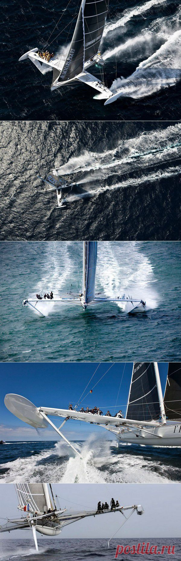 «Летающее» судно Hydroptere | Наука и техника