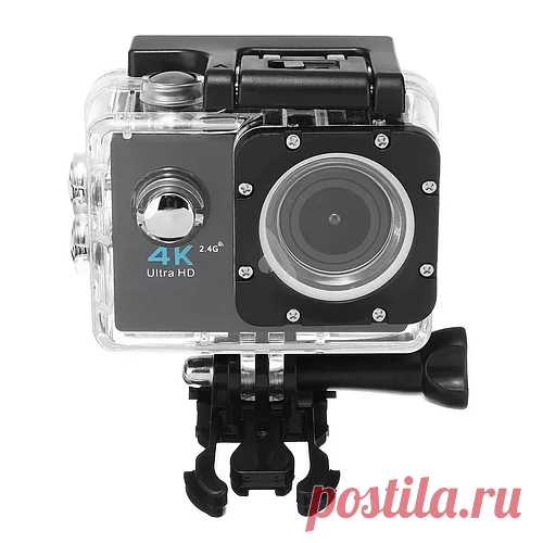 Экшн Камера Sports HD DV 4K Ultra HD WI-FI Экшн камера с возможностью записи видео формата 4K Ultra HD 24 кадра в секунду. Также поддерживает запись видео 2K 30 к/с, Full HD 1080p 60/30 к/с, HD 720p 120/60/30 к/с. Работает на новом чипе Novatek 96660 и имеет сенсор IMX 12 Мп. Дисплей для просмотра отснятого материала 2 дюймов.
В комплекте водонепроницаемый бокс, разнообразные крепления и аксессуары. Экшен камера - отличный вариант для видео и фото съемки различных экстрема...