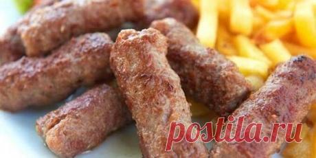 Домашние колбаски «Чевапчичи» гораздо вкуснее покупных!