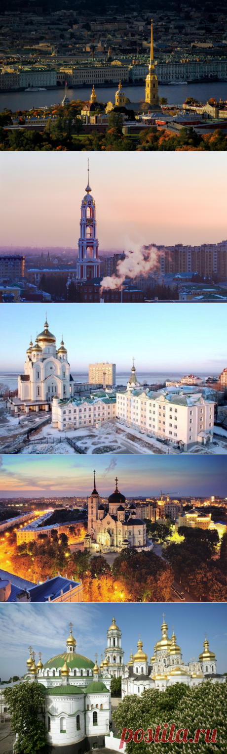 30 красивейших православных колоколен, со сверкающими золотыми куполами