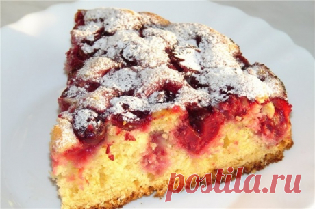 Вишневый пирог - Кулинарный рецепт - Повар в доме