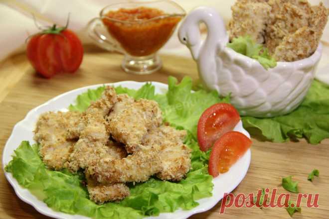 Наггетсы в духовке домашние рецепт с фото пошагово - 1000.menu