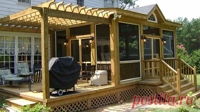 Хочу такую террасу к дому
