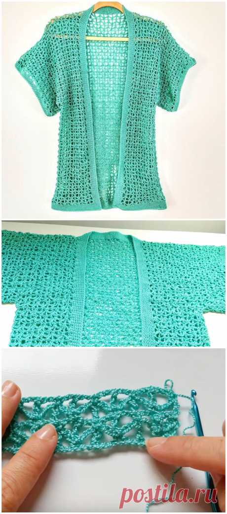 How To Crochet Stylish Jacket - Crochet Ideas