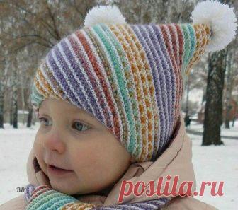 Стильная шапочка 