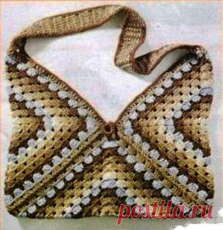 ВЯЗАННЫЕ СУМКИ &lt;!--if(АКСЕССУАРЫ)--&gt;- АКСЕССУАРЫ&lt;!--endif--&gt; - Схемы вязания  - Вязание крючком и спицами