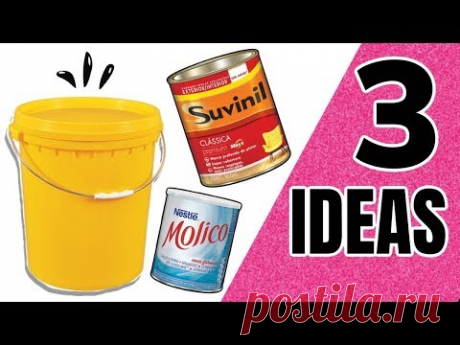 3 IDEAS SUPER ÚTEIS DE RECICLAJE CON LATAS