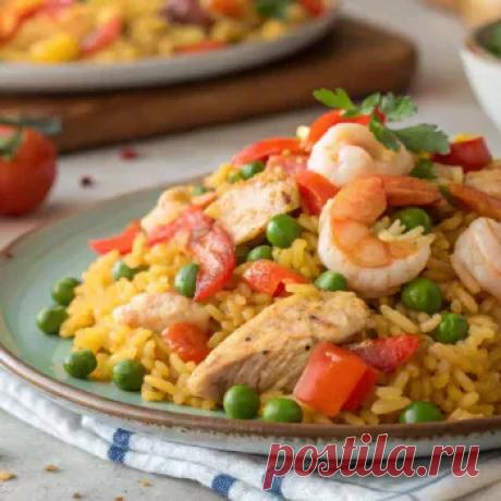 Ленивая паэлья за 30 минут