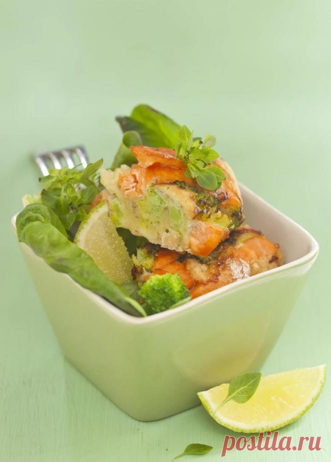 Рыбка с брокколи