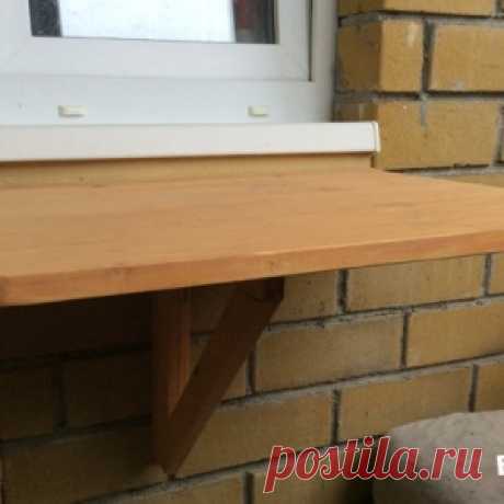 Настенный складной столик своими руками - МирТесен
