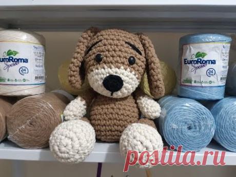Maxi Amigurumi Bernardo por Sandra Brum
