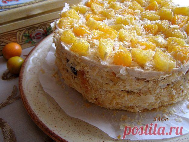 СЛОЁНЫЙ ТОРТ *ФРУКТОВОЕ УДОВОЛЬСТВИЕ*