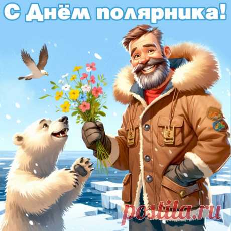 Дорогие полярники! С профессиональным праздником!