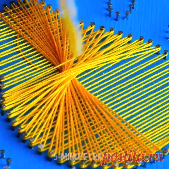 картины из ниток