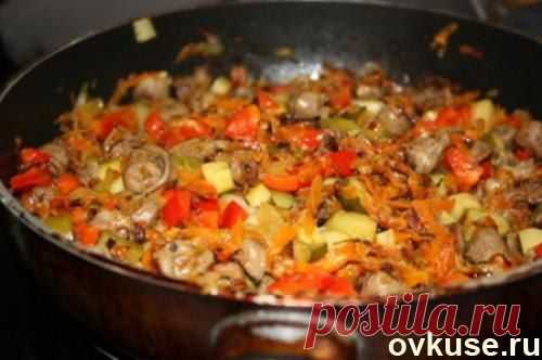 Сердечки с овощами - Простые рецепты Овкусе.ру