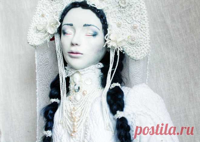 Мертвая царевна. Авторская кукла. Автор Космынина Юлия.