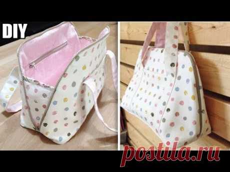 DIY PURSE HANDBAG TUTORIAL // So Cute Zipper Bag Design