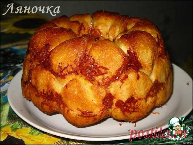 "Обезьяний" хлеб с сыром и чесноком. Автор: Ляночка