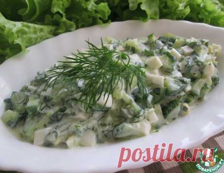 Огуречный салат по-гречески – кулинарный рецепт