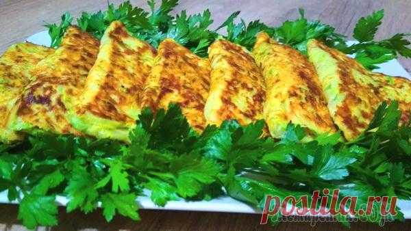 Кабачковые пирожки с мясом. Вкуснота!