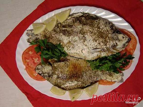 Карась в сметане - пошаговый кулинарный рецепт на Повар.ру
