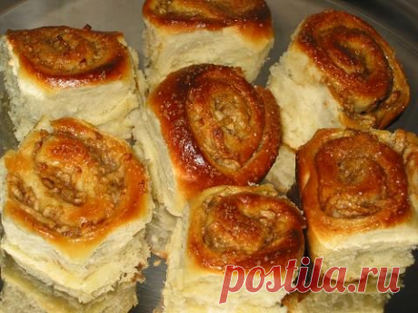 Булочки с яблоком из быстрого теста - Простые рецепты Овкусе.ру