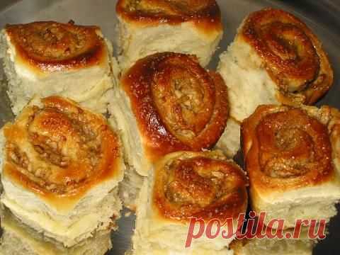 Булочки с яблоком из быстрого теста - Простые рецепты Овкусе.ру