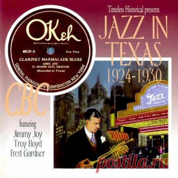Jazz In Texas 1924-1930 (Mp3) Исполнитель: Various ArtistsНазвание: Jazz In Texas 1924-1930Дата релиза: 1997Жанр: Jazz, Dixieland, New-Orleans JazzЛейбл: Timeless Количество композиций: 24Формат | Качество: MP3 | 320 kbpsПродолжительность: 01:12:35Размер: 173 MB (+3%)TrackList:01. Milenberg Joys (Jimmy Joy's St. Anthony's Hotel