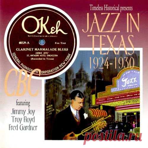 Jazz In Texas 1924-1930 (Mp3) Исполнитель: Various ArtistsНазвание: Jazz In Texas 1924-1930Дата релиза: 1997Жанр: Jazz, Dixieland, New-Orleans JazzЛейбл: Timeless Количество композиций: 24Формат | Качество: MP3 | 320 kbpsПродолжительность: 01:12:35Размер: 173 MB (+3%)TrackList:01. Milenberg Joys (Jimmy Joy's St. Anthony's Hotel