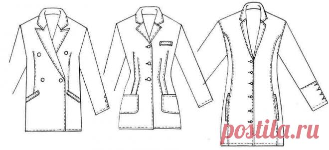 Wistaria: Учимся рисовать fashion-эскиз. Урок 26. Схематичный рисунок. Жакеты и куртки