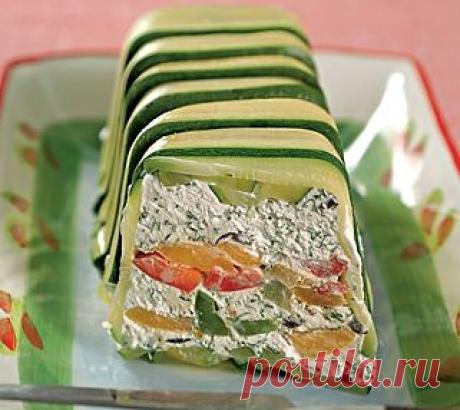 Закусочный творожный паштет с овощами..