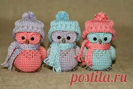 Ура! Ура! Ура!
Вот он долгожданный первый МК.
Точнее даже не МК, а краткое описание вязания.
Смотрите файл под фото.
Буду рада взглянуть на Ваших совят.