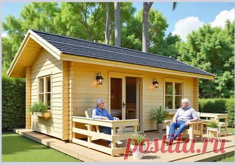 Уютный домик для отдыха — воплощение гармонии и комфорта