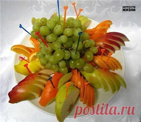 Подача фрукты