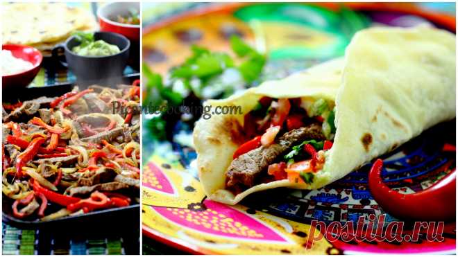 Фахітас з яловичиною (Fajitas de res) | Picantecooking