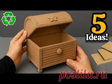 Transforming Cardboard & Jute Rope ♻️😱 5 GENIUS Recycling Ideas That Will Amaze You!#2025