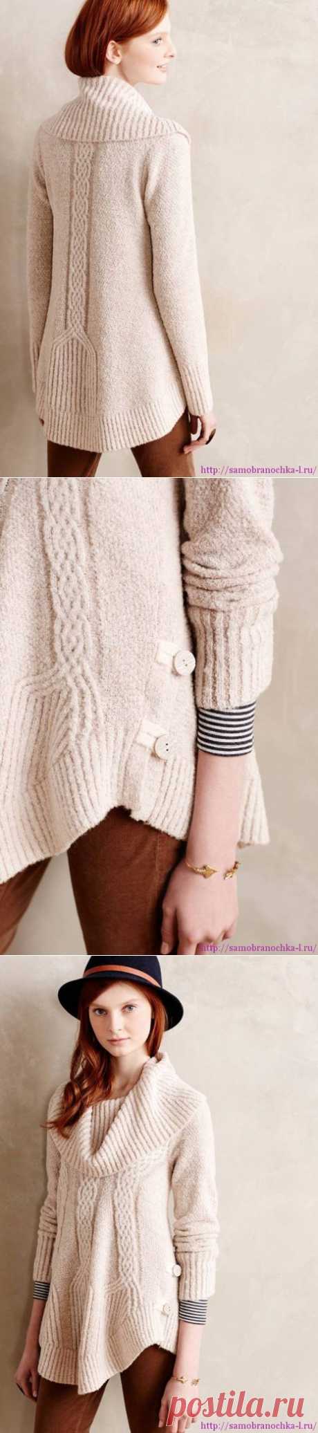 Джемпер с воротником хомут от Anthropologie