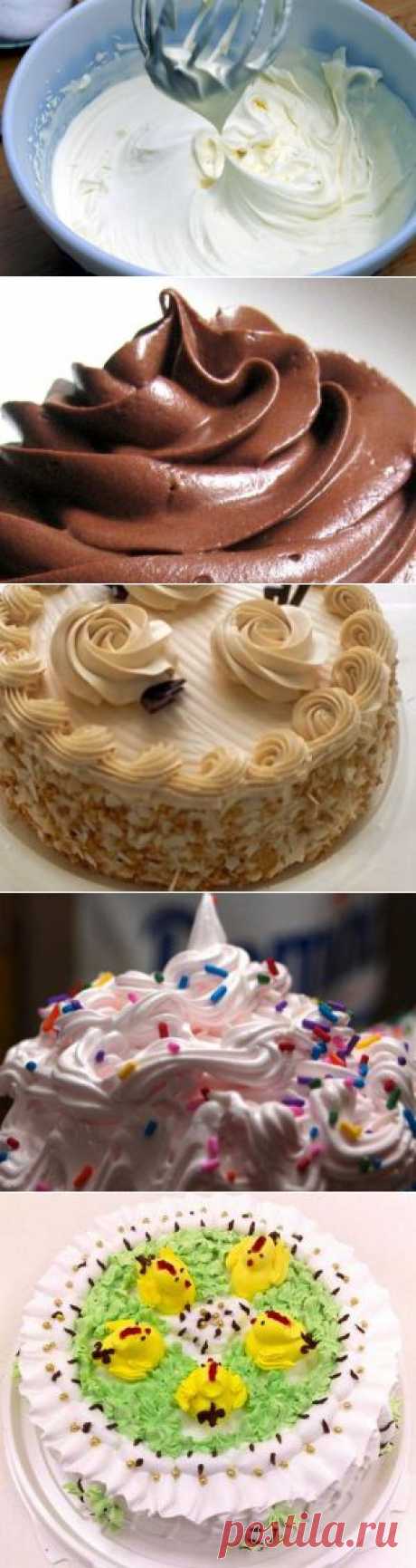 Крем для торта и десерта - 7 видов